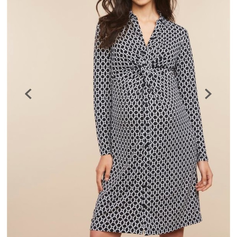 Twist Knot Maternity Dress